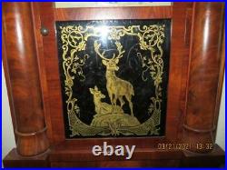 Antique Seth Thomas 8 Day Triple Decker 3 Tier Mantel Shelf Clock withKey, Works