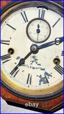 Antique Seth Thomas 8-day Lever wall clock Original