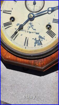 Antique Seth Thomas 8-day Lever wall clock Original