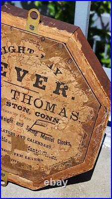 Antique Seth Thomas 8-day Lever wall clock Original