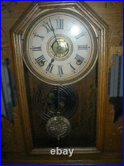 Antique Seth Thomas 8 day city series Cambridge clock working used