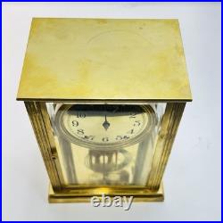 Antique Seth Thomas A-48-R Crystal Regulator Brass Mantel Clock USA Read