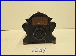 Antique Seth Thomas Adamantime No 102A Green Mareblite Wood & Brass Mantel Clock Antique Seth Thomas Adamantime No 102A Green Mareblite Wood & Brass Mantel Clock