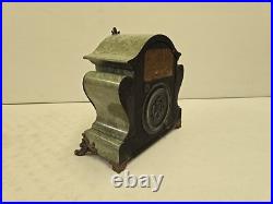 Antique Seth Thomas Adamantime No 102A Green Mareblite Wood & Brass Mantel Clock Antique Seth Thomas Adamantime No 102A Green Mareblite Wood & Brass Mantel Clock