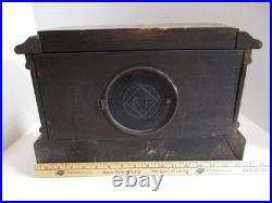 Antique Seth Thomas Adamantine 6 Column Mantle Clock Lions Head FOR PARTS/REPAIR