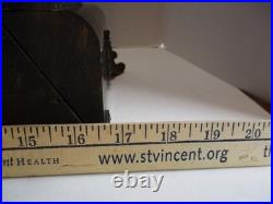 Antique Seth Thomas Adamantine 6 Column Mantle Clock Lions Head FOR PARTS/REPAIR