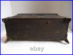 Antique Seth Thomas Adamantine 6 Column Mantle Clock Lions Head FOR PARTS/REPAIR