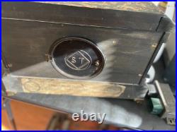 Antique Seth Thomas Adamantine 6 Pillar Mantle Clock Lions Head Handles