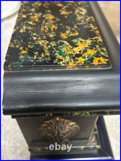 Antique Seth Thomas Adamantine 6 Pillar Mantle Clock withLions Heads circa 1901