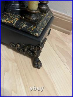 Antique Seth Thomas Adamantine 8 Day 4 Column Mantle Clock