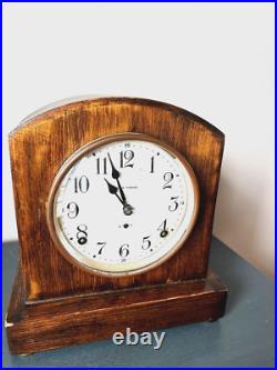 Antique Seth Thomas Adamantine 8 Day Mantle Or Bookcase / Shelf Clock