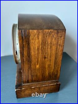 Antique Seth Thomas Adamantine 8 Day Mantle Or Bookcase / Shelf Clock