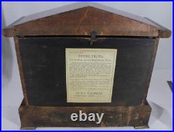 Antique Seth Thomas Adamantine BELMONT #5 Mantle Clock 89C WORKS GREAT! CLEAN