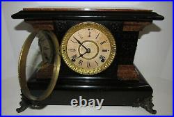 Antique Seth Thomas Adamantine Clock Stamped 8-Day, Time and Strike