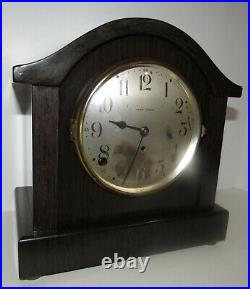 Antique Seth Thomas Adamantine Dwarf Clock 8-Day, Time/Strike, Key-wind