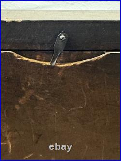 Antique Seth Thomas Adamantine Mahogany 8 Day Mantle Clock For Parts / Repair