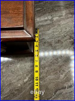 Antique Seth Thomas Adamantine Mahogany 8 Day Mantle Clock For Parts / Repair