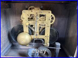 Antique Seth Thomas Adamantine Mantel Clock 8 Day 89C Movement Working with Key