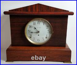 Antique Seth Thomas Adamantine Mantel Clock 8-Day, Time/Strike, Key-wind