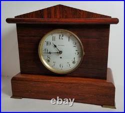Antique Seth Thomas Adamantine Mantel Clock 8-Day, Time/Strike, Key-wind