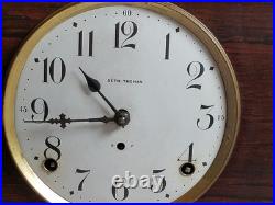 Antique Seth Thomas Adamantine Mantel Clock 8-Day, Time/Strike, Key-wind