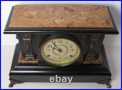 Antique Seth Thomas Adamantine Mantel Clock 8-Day, Time/Strike, Key-wind (A)