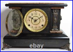 Antique Seth Thomas Adamantine Mantel Clock 8-Day, Time/Strike, Key-wind (A)
