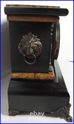 Antique Seth Thomas Adamantine Mantel Clock 8-Day, Time/Strike, Key-wind (A)
