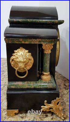 Antique Seth Thomas Adamantine Mantel Clock 8-Day, Time/Strike. Key-wind (ST #A)