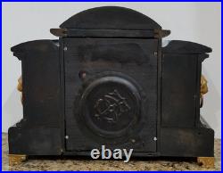 Antique Seth Thomas Adamantine Mantel Clock 8-Day, Time/Strike. Key-wind (ST #A)