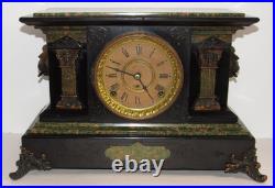 Antique Seth Thomas Adamantine Mantel Clock 8-Day, Time/Strike (S#5)