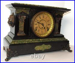 Antique Seth Thomas Adamantine Mantel Clock 8-Day, Time/Strike (S#5)