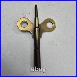 Antique Seth Thomas Adamantine Mantel Clock Lion Handles Key Pendulum Untested
