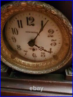 Antique Seth Thomas Adamantine Mantel Clock Made in 1900/ 89c movement no key