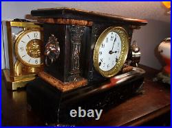 Antique Seth Thomas Adamantine Mantel Clock- Runs & Sounds Great