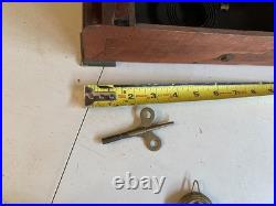 Antique Seth Thomas Adamantine Mantel Shelf 89AD Clock 1916B with key & pendulum