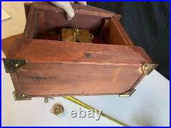 Antique Seth Thomas Adamantine Mantel Shelf 89AD Clock 1916B with key & pendulum