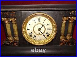 Antique Seth Thomas Adamantine Mantle Clock 1800s Not Working please read