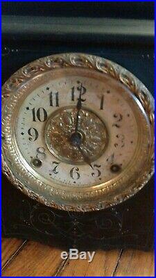 Antique Seth Thomas Adamantine Mantle Clock 1880