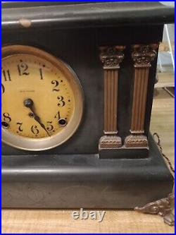 Antique Seth Thomas Adamantine Mantle Clock 1900's