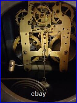 Antique Seth Thomas Adamantine Mantle Clock Beautiful! Pat. Date 1880