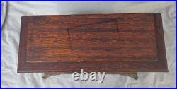 Antique Seth Thomas Adamantine Mantle Clock Burl Walnut 89C Movement Runs