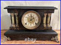 Antique Seth Thomas Adamantine Mantle Clock Made in USA (Read Description)