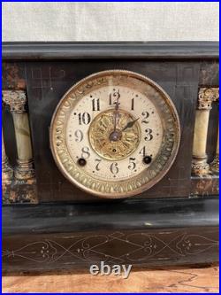 Antique Seth Thomas Adamantine Mantle Clock Made in USA (Read Description)