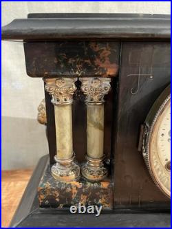 Antique Seth Thomas Adamantine Mantle Clock Made in USA (Read Description)