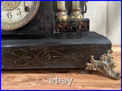 Antique Seth Thomas Adamantine Mantle Clock Made in USA (Read Description)