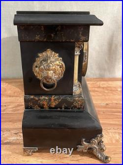 Antique Seth Thomas Adamantine Mantle Clock Made in USA (Read Description)