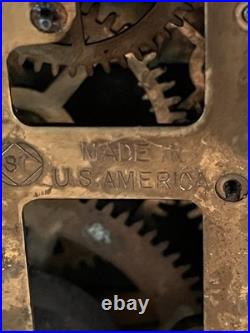 Antique Seth Thomas Adamantine Mantle Clock Made in USA (Read Description)
