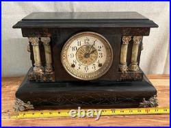 Antique Seth Thomas Adamantine Mantle Clock Made in USA (Read Description)