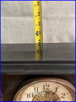 Antique Seth Thomas Adamantine Mantle Clock Made in USA (Read Description)